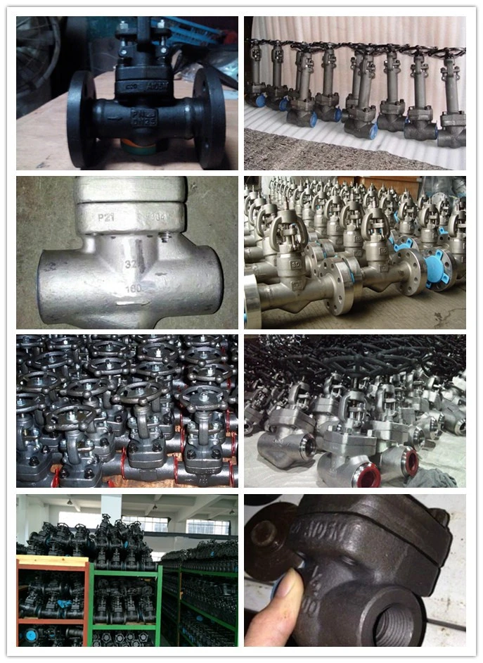 High Pressure Stainless Steel/Carbon Steel/A105/FL2/F11/F22/F5/F304/F316/F321 Flange &amp; Thread &amp; Butt Weld &amp; Socket Weld Forged Steel Check Globe Gate Valve